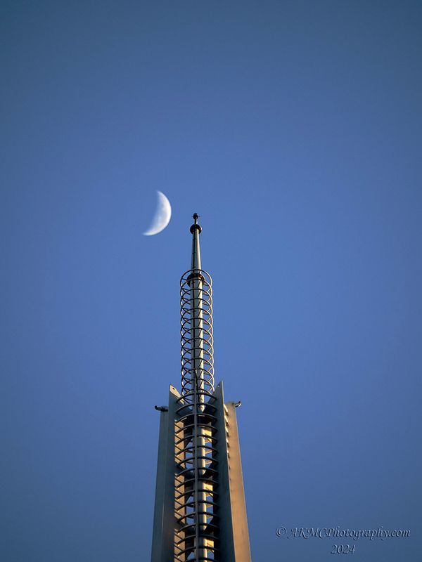 240601_074310_1686 Moon Over The Bell Tower, Perth (Sat 01 Jun 24)