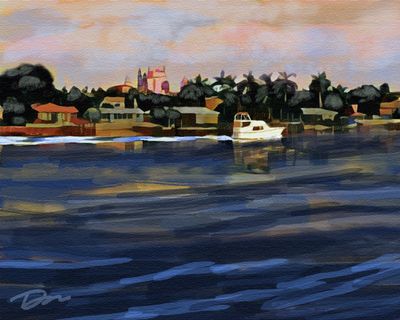 Early Morning On the Intracoastal • original not available