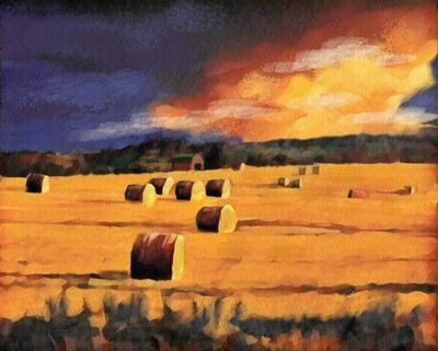Sunset Near Liberty • original not available