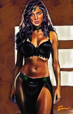 GAL GADOT • Original 20x34 Acrylic on canvas (SOLD)