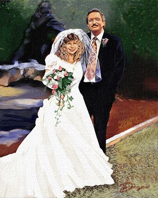 Kim & Don Clabaugh 1993 wedding . original not available