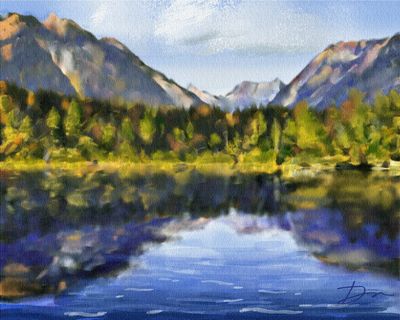 Gold Camp Pond � 20x16 original not available