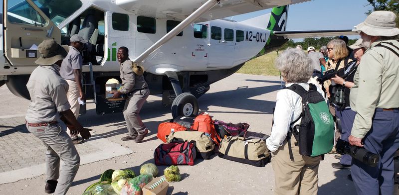 Unloading Produce