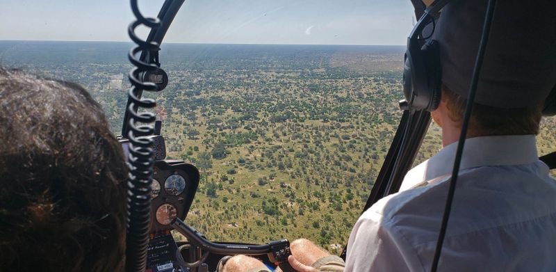 Helicopter to Mokete