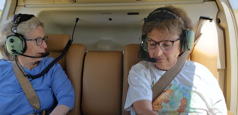 Leaving Mokete by Helicopter