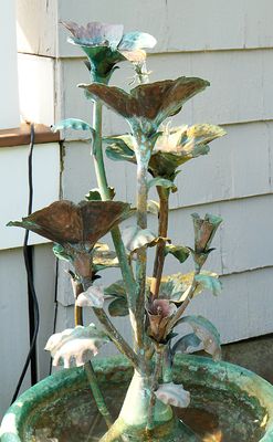 Flowery fountain.