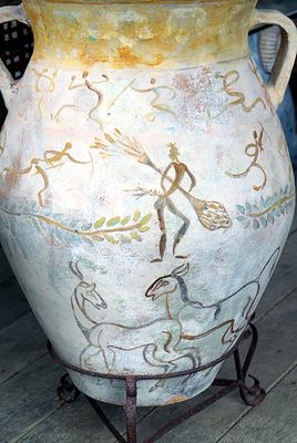 Pavilion urn.