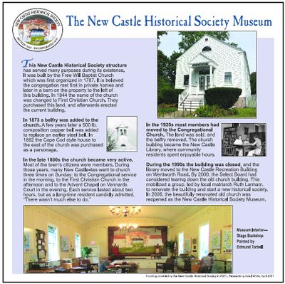 Museum building marker.