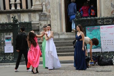 Prenant des photos de cette superbe basilique, j'ai eu la chance de trouver ces cinqs demoiselles qui ont pos juste pour moi!