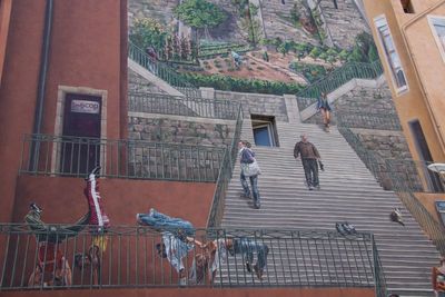 Le Mural plus en dtails - A few details of the Mural