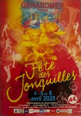 Affiche de la fête des Jonquilles 2025
