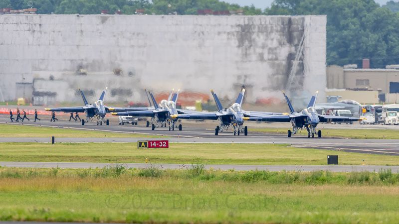 Blue Angels Taxiing