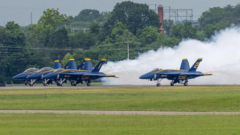 Blue Angels Takeoff Thrust