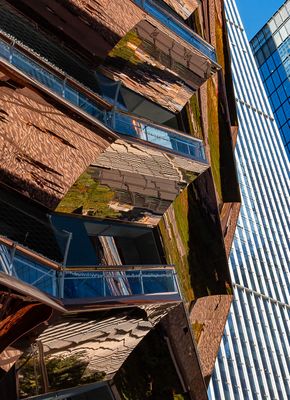 The Buildings of Hudson Yards in New York City