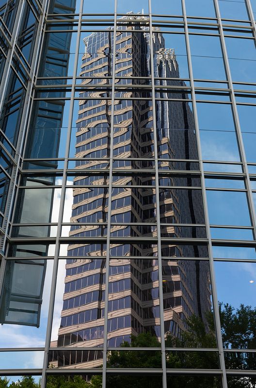Promenade II Reflected In 1080 Peachtree Street