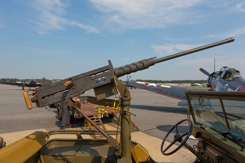 US Army Jeep, With Browning .50 Caliber Machine Gun M2
