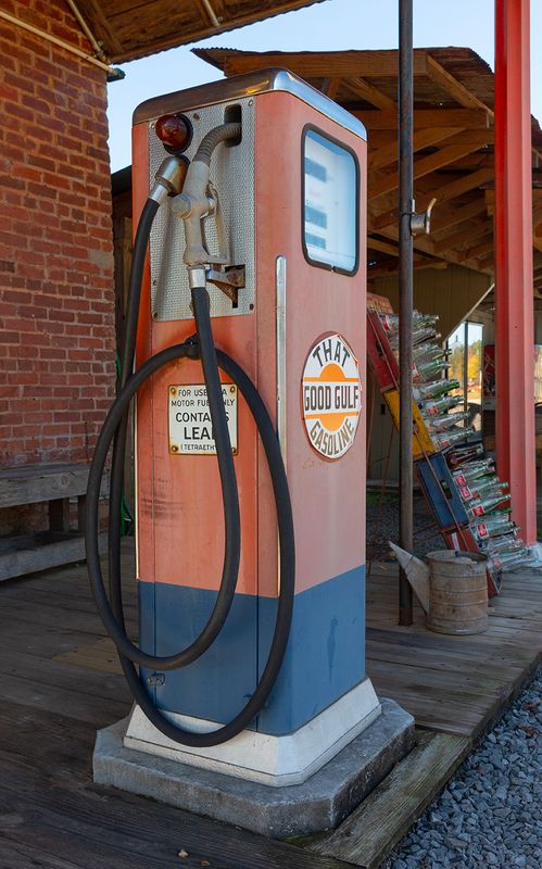 C.F. Hays & Son General Store, Gulf Gas Pump