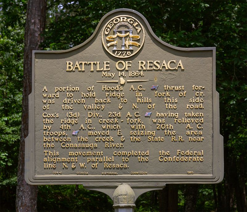 Battle Of Resaca Historic Marker