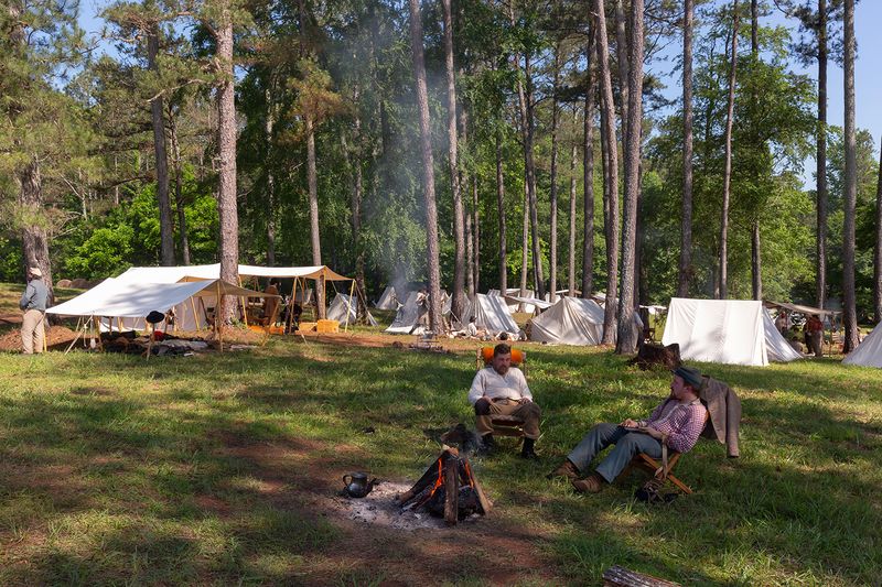 Confederate Infantry Camp
