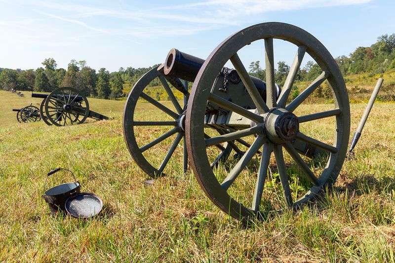 Federal Artillery On Horseshoe Ridge