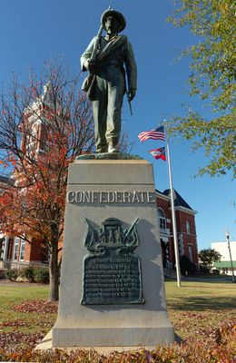 Confederate Memorial, Forsyth, Courthouse Square