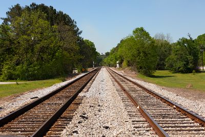 Dual Lind Railroad Tracks