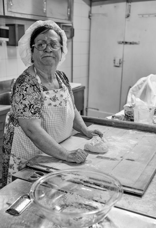 Grandma Making Pasta