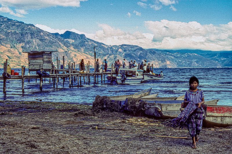 Mayan Girl at Dock