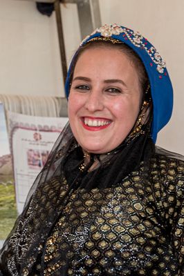 Qashqai Woman with Weavings