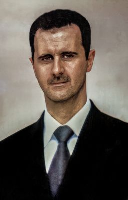 Bashar Hafez al-Assad on a Tree
