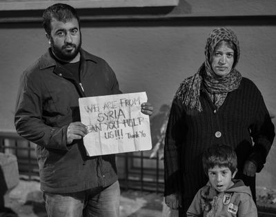 Syrian Refugee Family