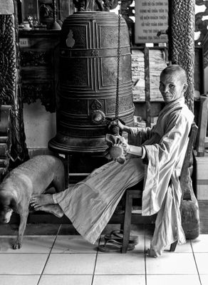 A Monk and His Dog