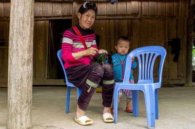 Hmong Mother and Toddler