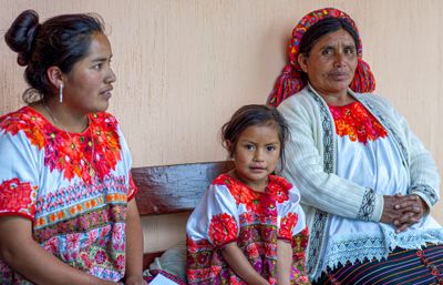 Ixil Women, Three Generations