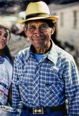 K’iche’ Mayan Father and Daughter