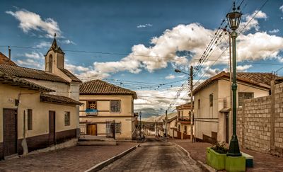 Street Scene in the Andes