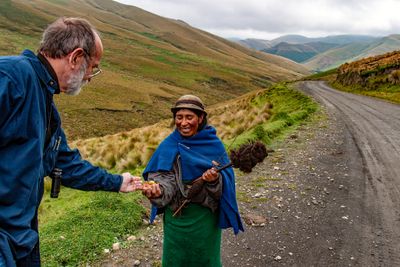 Christmas Candy for the Quechua Shepherdess