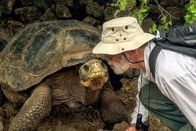 Tom with Tortoise 