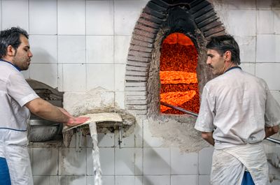 Baking Sangak Bread
