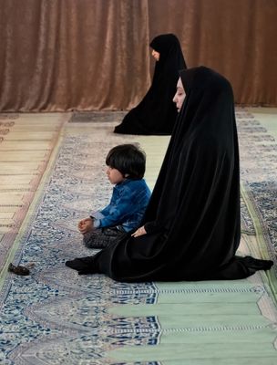 Mother and Child Praying