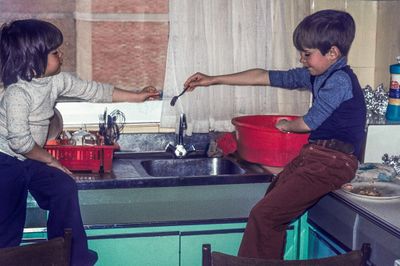 Washing Dishes
