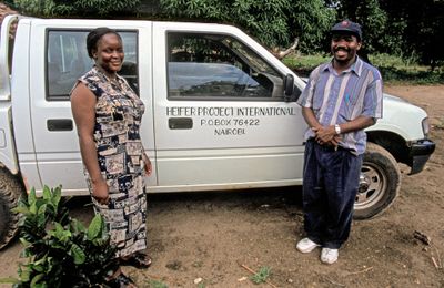 Heifer Project International Workers, Kwale, Kenya