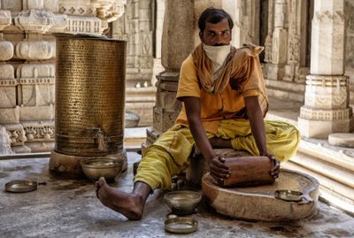 Grinding Sesame Seeds