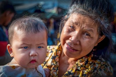 Grandmother and Baby