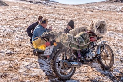 Mongolian Sheep Herders