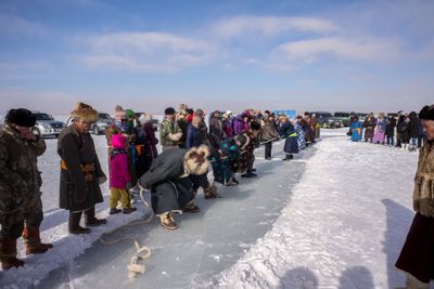Ice Festival Ulaan Nuur