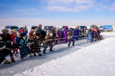Ice Festival Ulaan Nuur