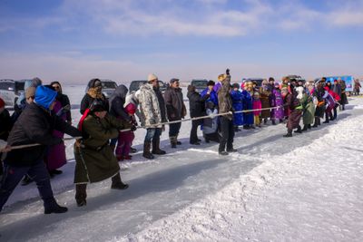 Ice Festival Ulaan Nuur