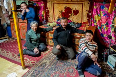 Camel Herder's Family