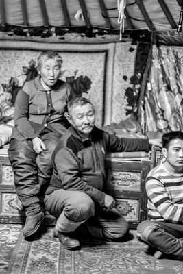 Camel Herder's Family